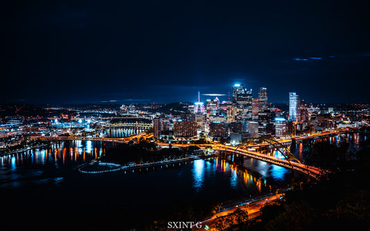 Pittsburgh at Night from the Duquesne Incline